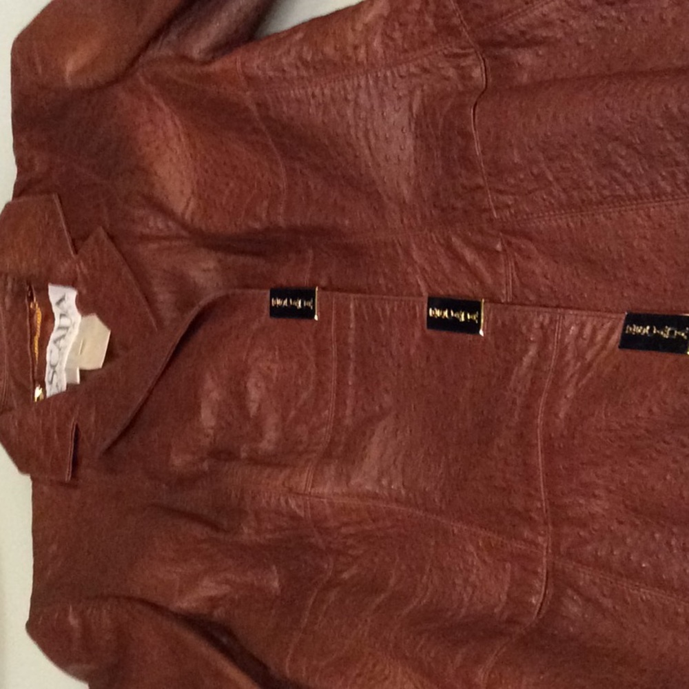 Escada leather jacket - Picture 6 of 7